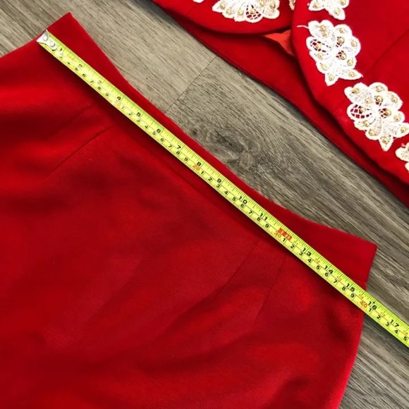 Vintage 80’s| Red Formal Suit - Picture 7 of 11